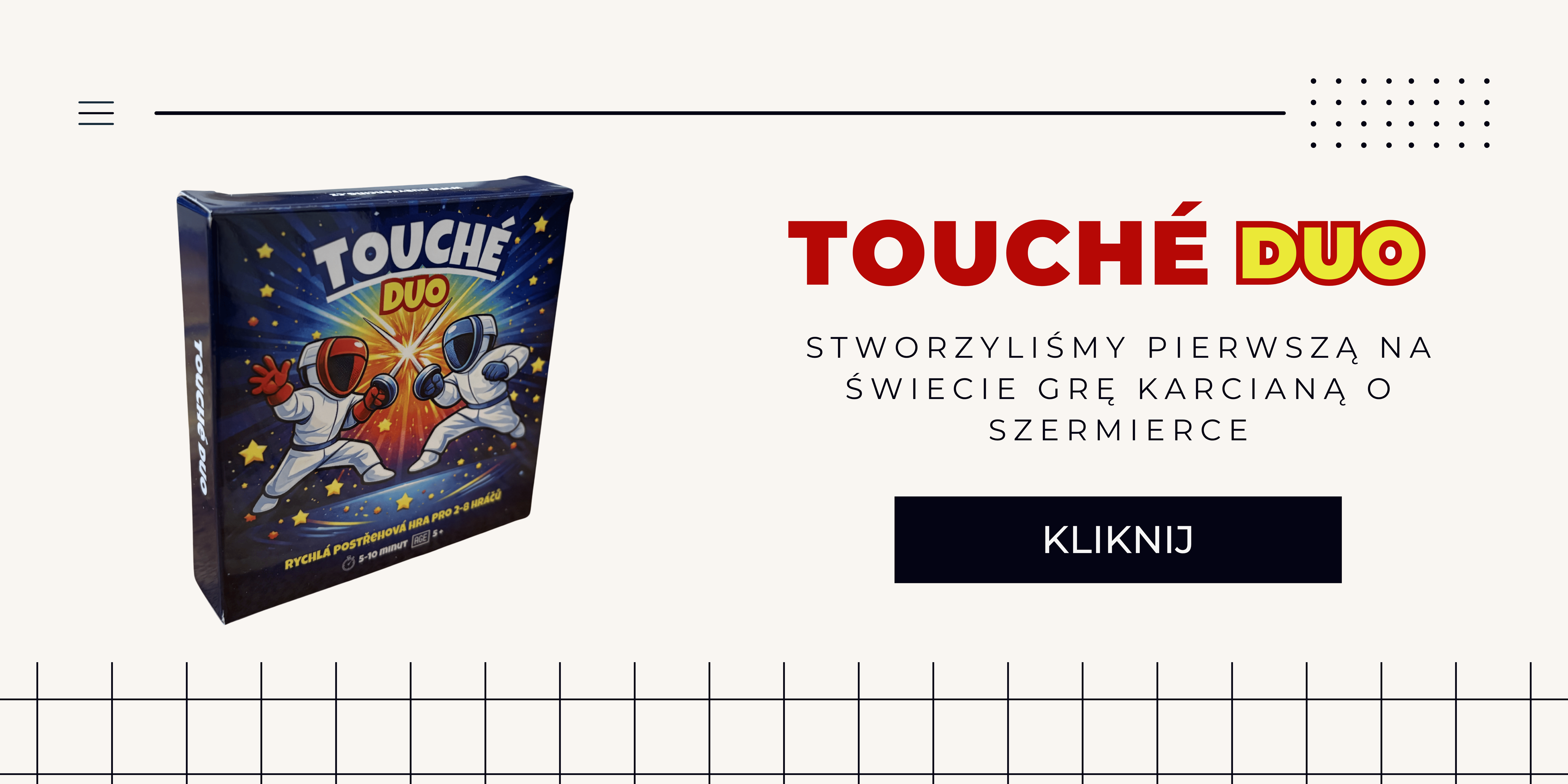 Gra karciana o szermierce TOUCHÉ DUO